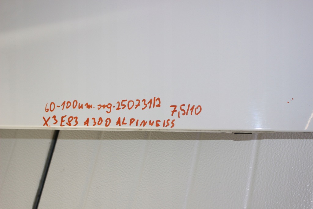 фото №9, Капот кришка двигуна bmw x3 e83 a300 alpinweiss