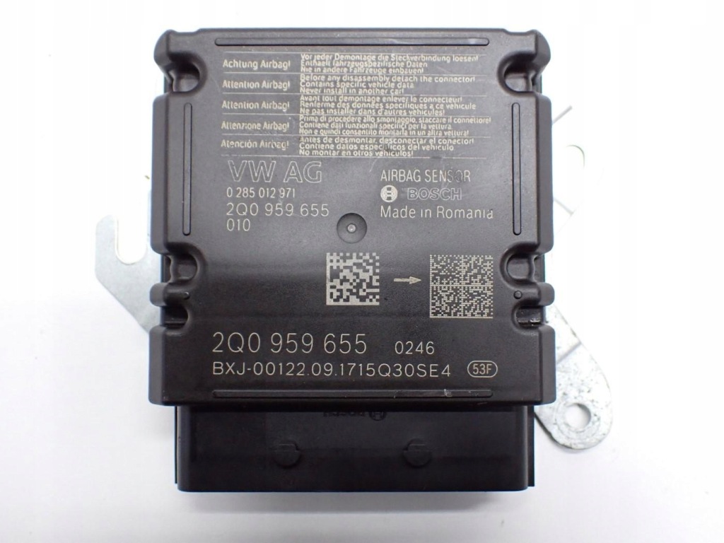 фото №1, Датчик подушек подушка безопасности 2q0959655 vw polo 2g vi 17r