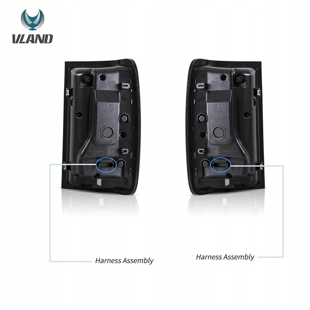 фото №13, Лампы задняя ne kpl vland full led neon диоды тюнинг vw amarok 2h 2h1 2010-23