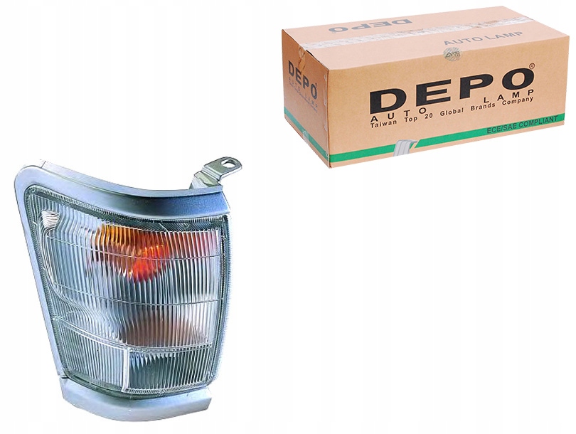 фото №1, Поворотник toyota hilux vi 97-05 pr белый depo