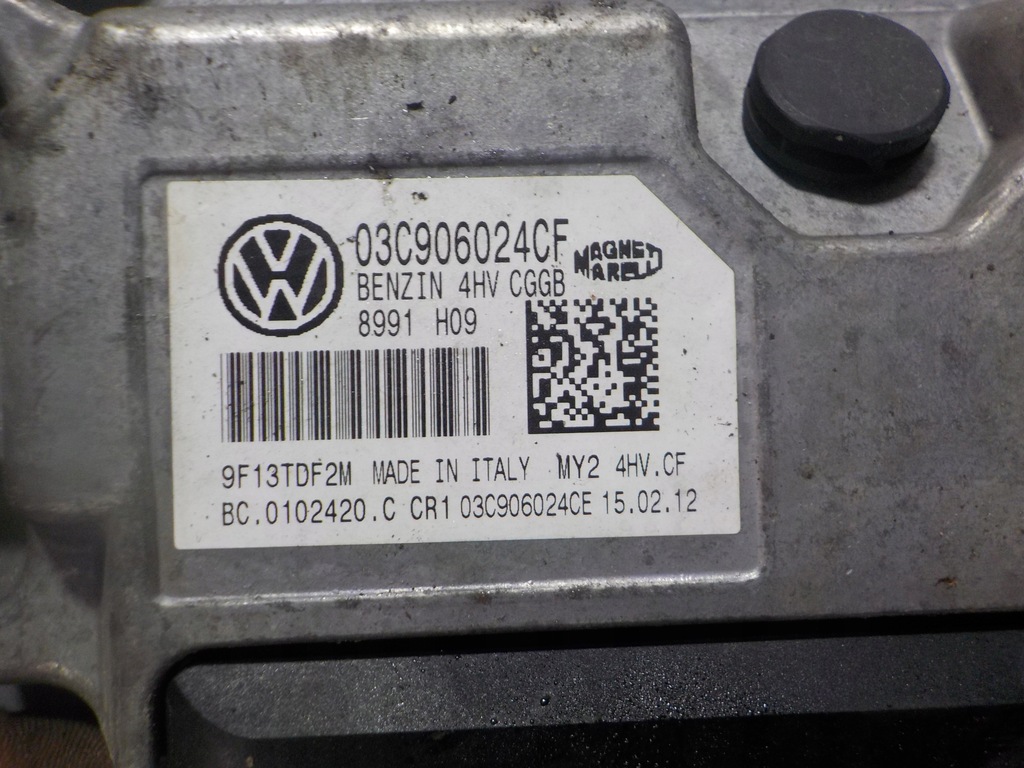 фото №6, Skoda roomster 2012r. 1.4b бортовой компьютер блок управления двигателя 03c906024cf