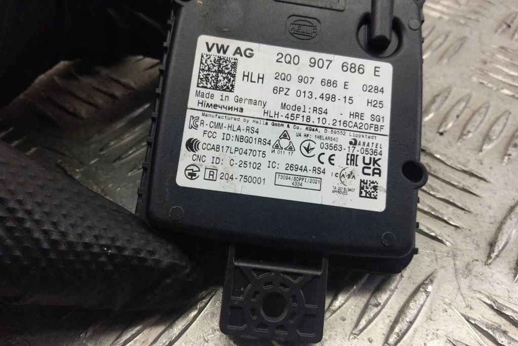 фото №9, Модуль мертвого pola vw id.3 e11 2q0907686e electric 107kw 2021