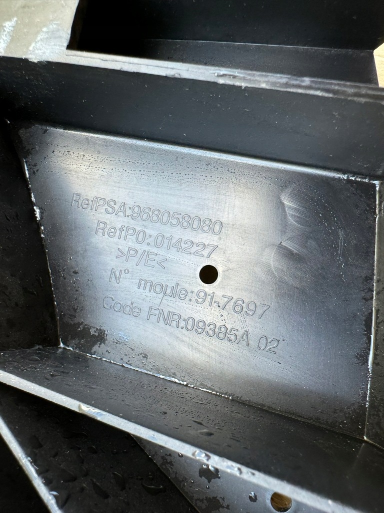 фото №12, Peugeot partner berlingo 2 ii 08-15r балка бампера перед 968058080