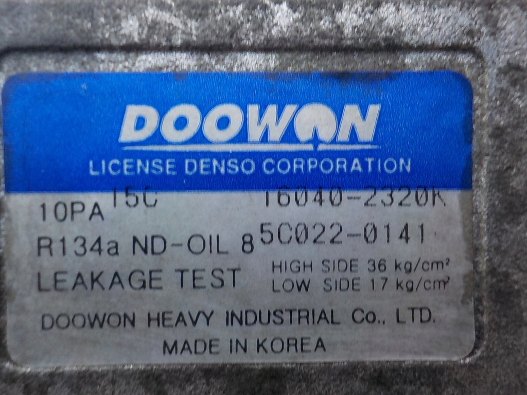 фото №7, Hyundai coupe sportage ii 2.0 16v g4gc компрессор кондиционера 16040-23230k