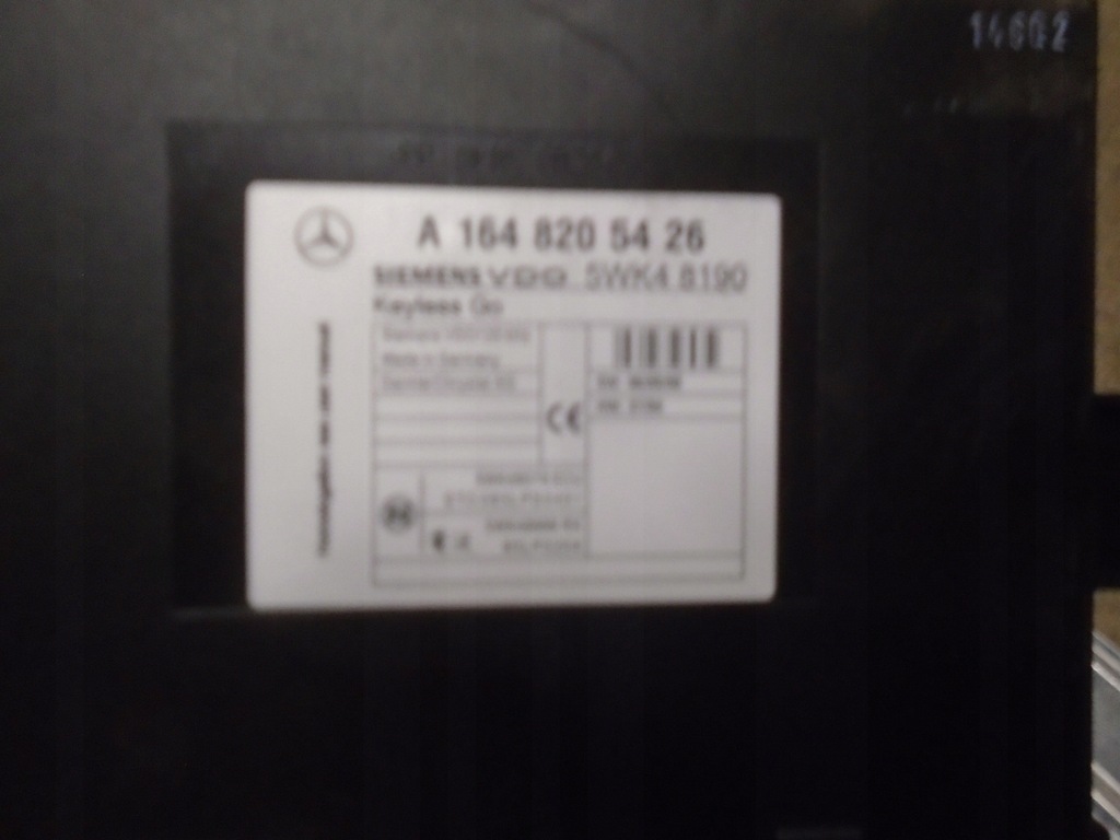 фото №1, Mercedes x164 gl модуль keyless go блок керування w164