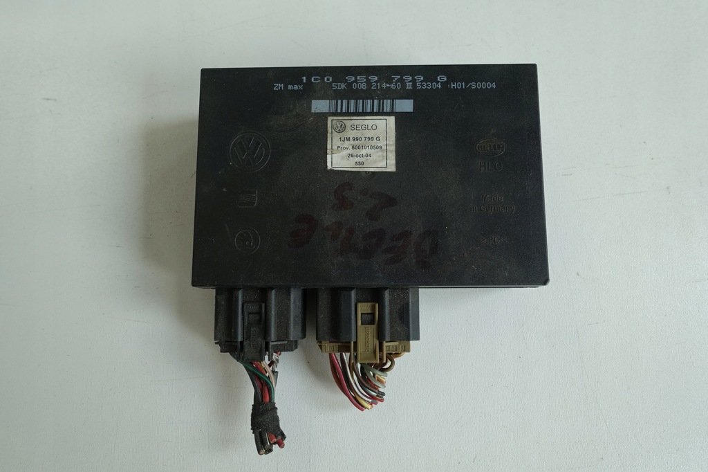 фото №1, Vw new beetle модуль комфорту блок керування штекер