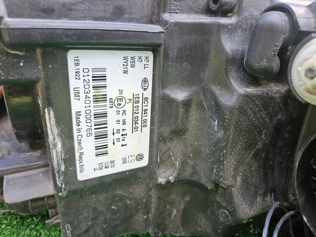 фото №13, Лампа левый перед vw polo v lift 6c 6r 14-