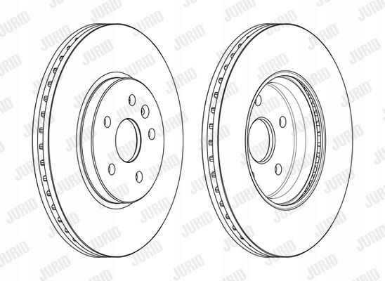 Купити Гальмівні диски гальмівні jurid 563145jc