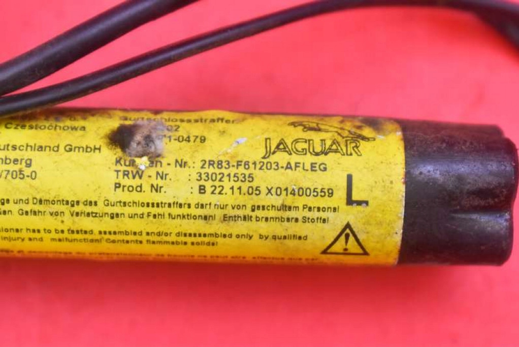 фото №6, Натяжитель клипса поперечина левый перед 2r83-f61203-afle jaguar s-type 04-08