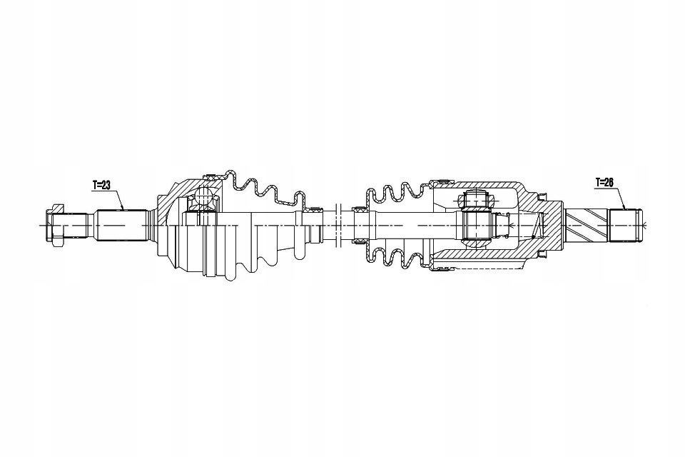 Привідний вал ліва renault captur 0.9tce 2013- Ціна