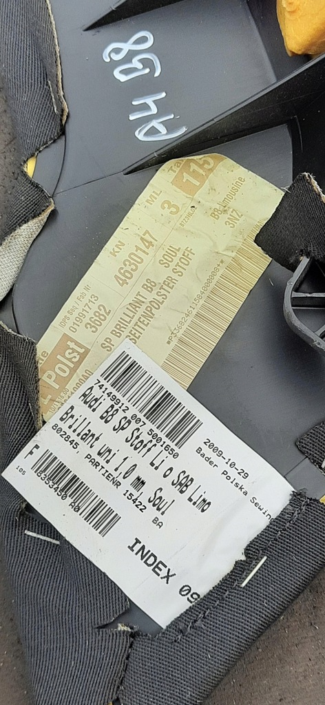 фото №14, Сиденья заднее сиденье задняя задняя ремни sedan audi a4 b8