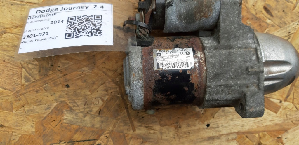 Оригінальний номер chrysler 05034555aa стартер Оригінал