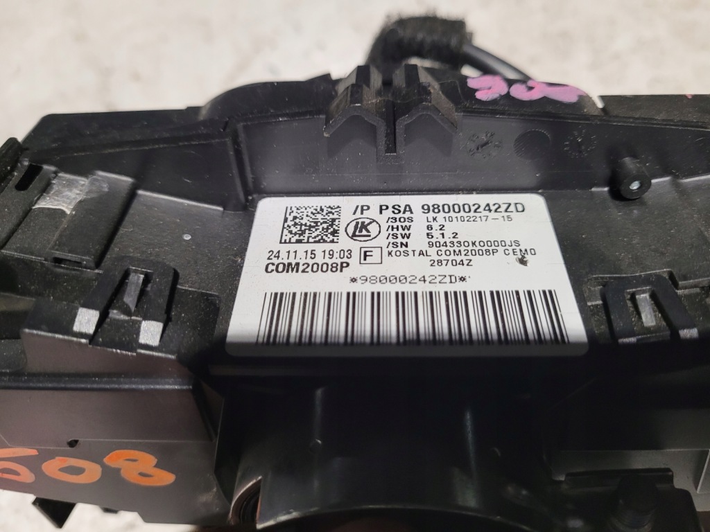 фото №4, Переключатель комбинированный света psa 98000242zd