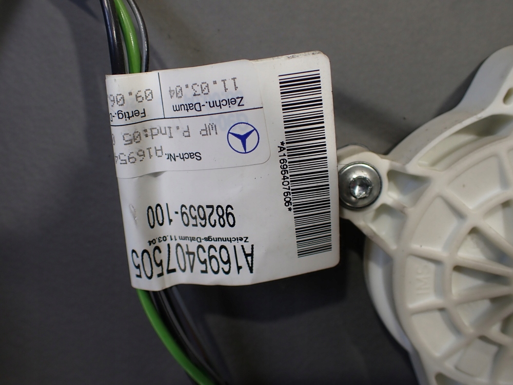 фото №6, Подъемник окон правый перед mercedes w169 a200