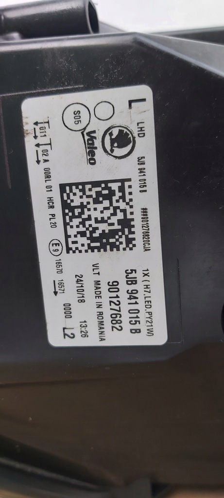 фото №7, Skoda rapid 5jb941015b lift лампа led лівий перед eu