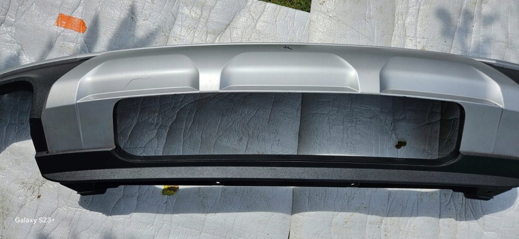 Накладка спойлер бампера задній audi q7 s-line 4m0807563b Доставка