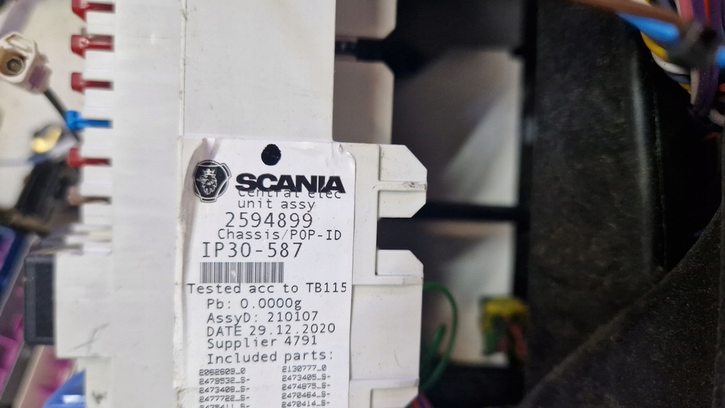 фото №9, Джгут електропроводка кабіни dół scania r s 2594899