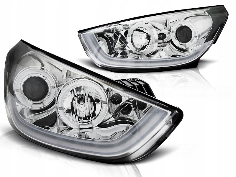 Купить Фонари hyundai tucson ix35 10-13r led трубка  хром