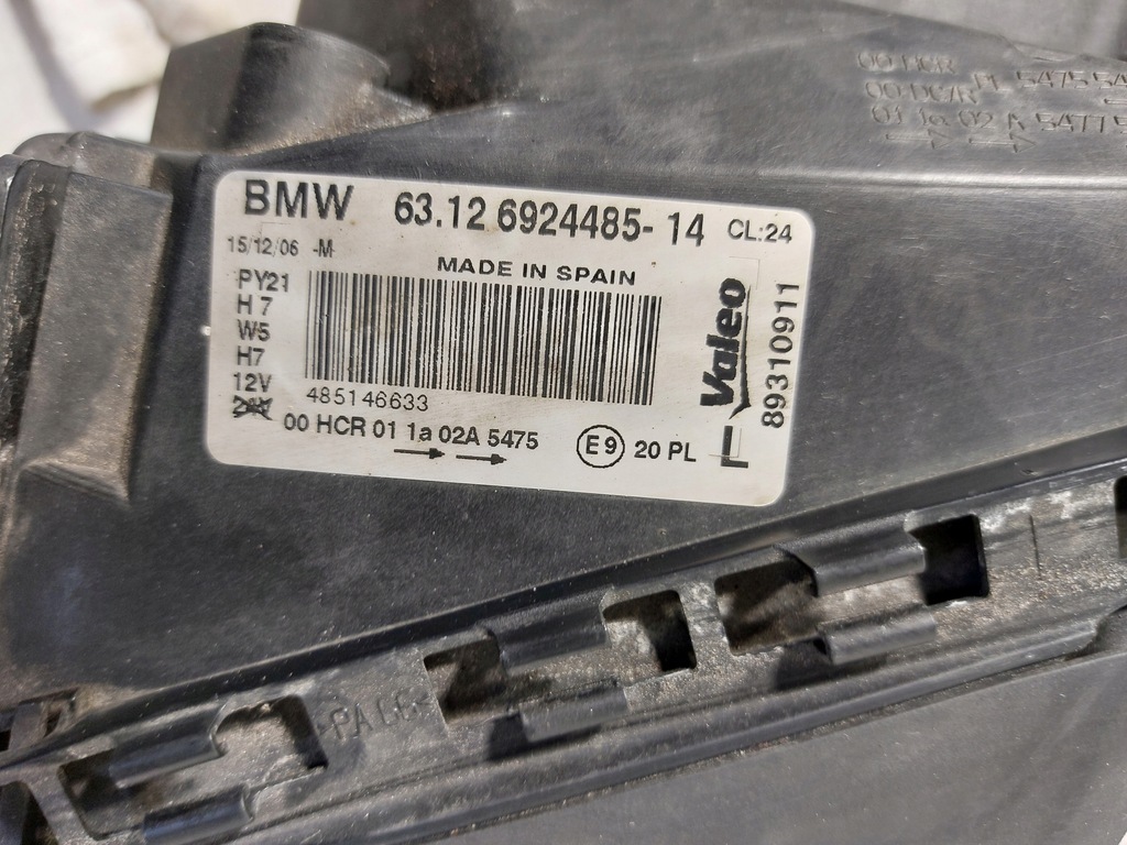 фото №10, Лампа левая передняя левый перед bmw 1 e81 e87 eu