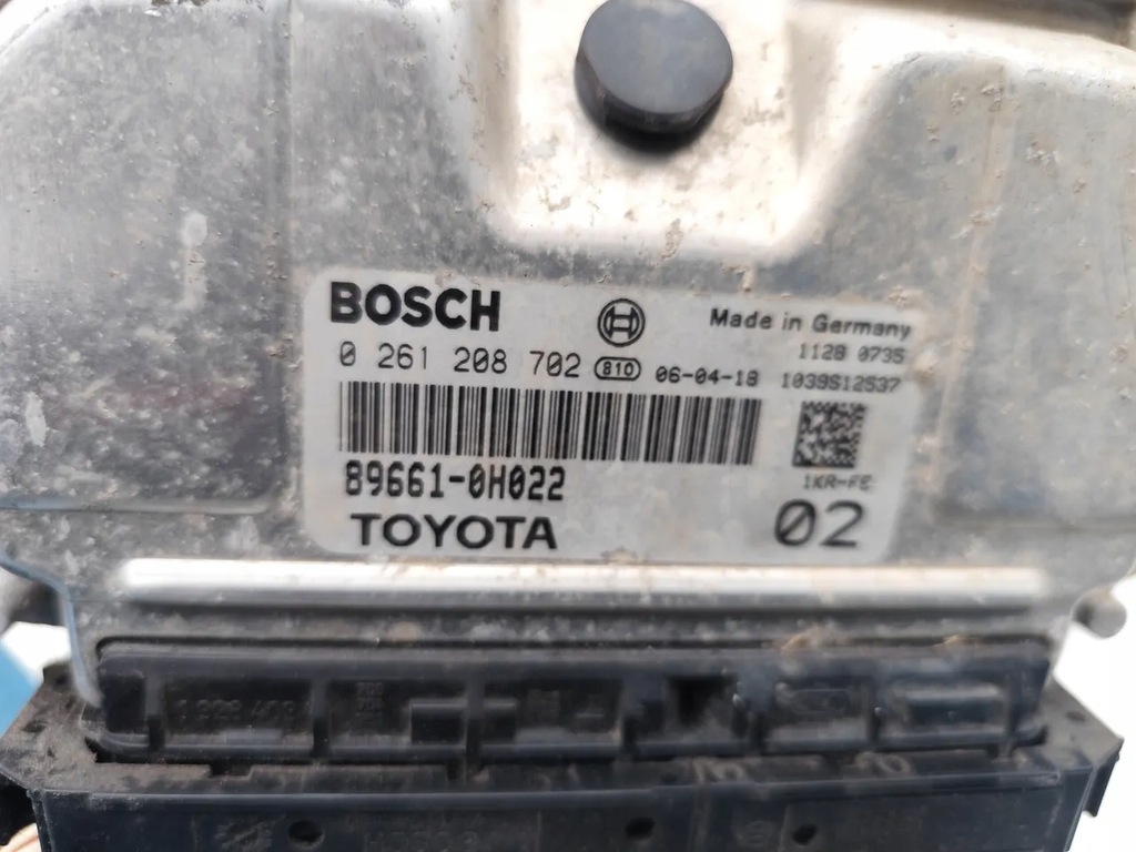 фото №7, Toyota aygo блок керування / модуль ecu 1.0 бензин 50kw 68 hp 89661-0h022 2006