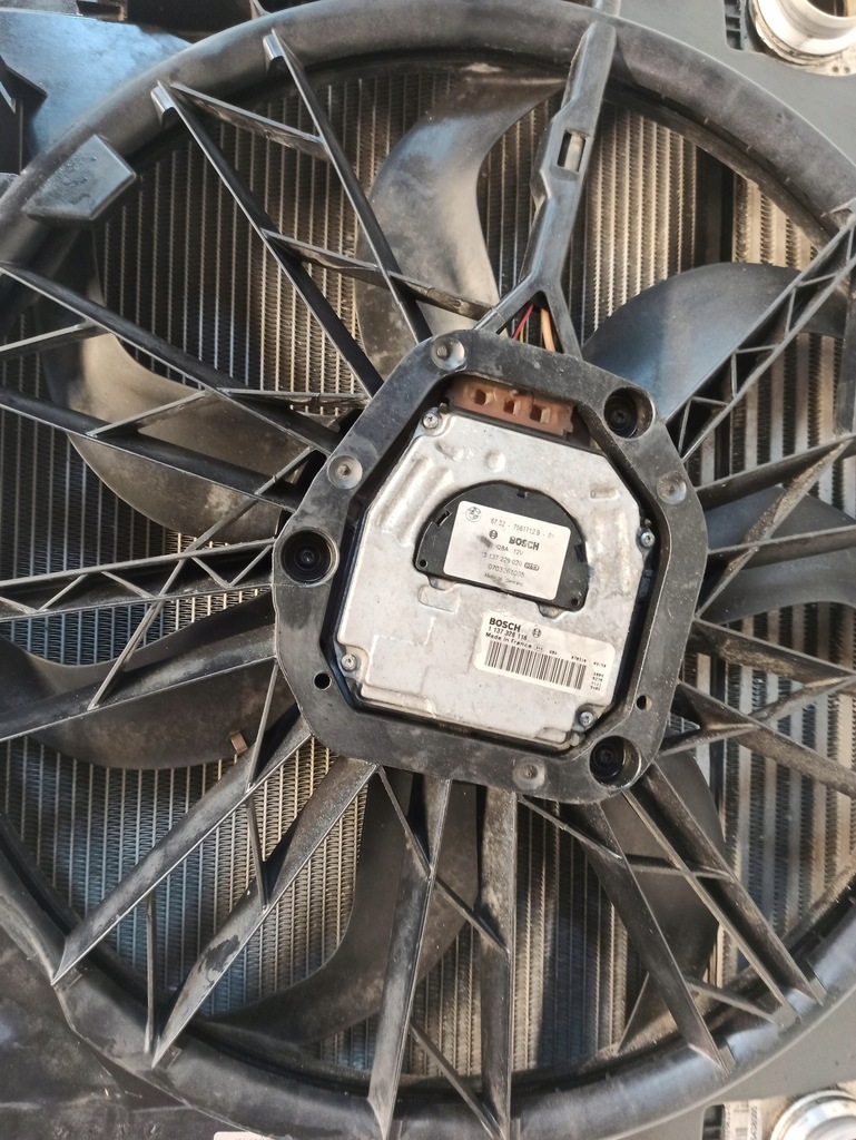 фото №7, E60 вентилятор радіатор комплектна 7801002 2.0d