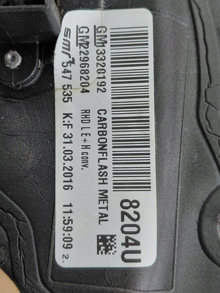 фото №9, Opel insignia a lift дзеркало зовнішнє ліва 5 pin 13320192 z22c