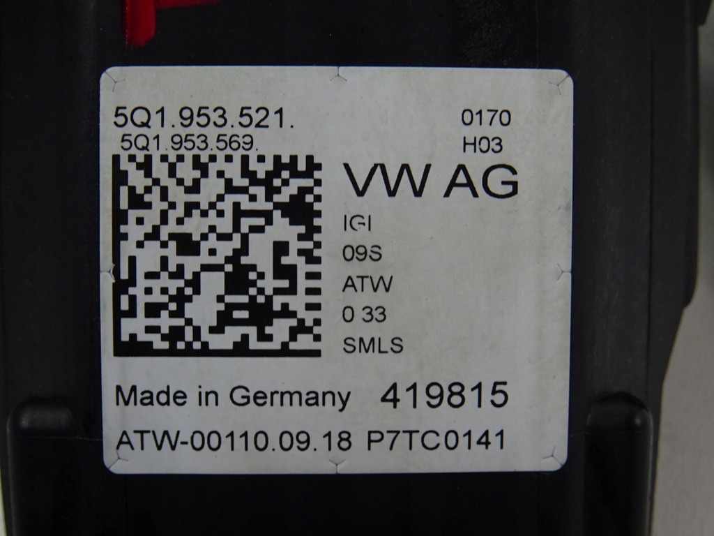 фото №7, Vw t-roc переключатель комбинированный переключатели 5q1953502aa 5q1953521 5q1953569