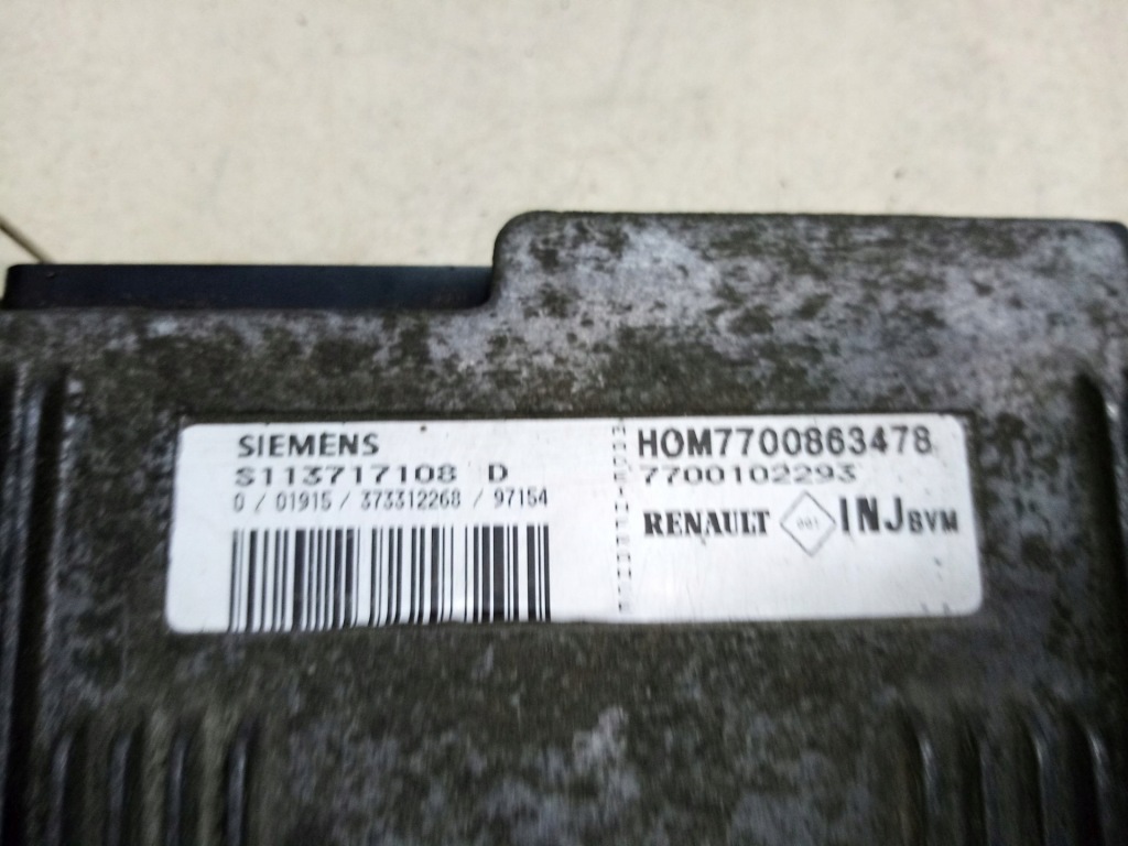 фото №2, Блок управления двигателя renault clio ii 1.4 8200059086