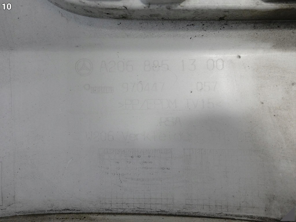 фото №11, Mercedes c-klasa w206 21- обычный / basis sedan седан бампер задняя 6xpdc