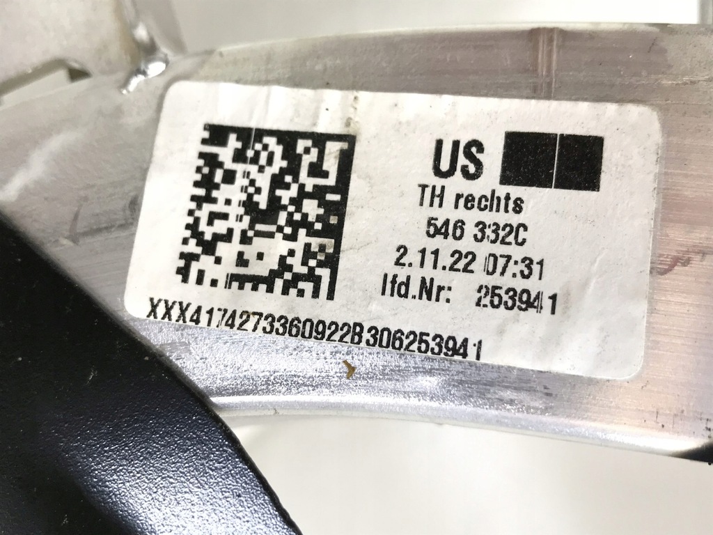 фото №10, Каркас дверь задняя правый bmw i3