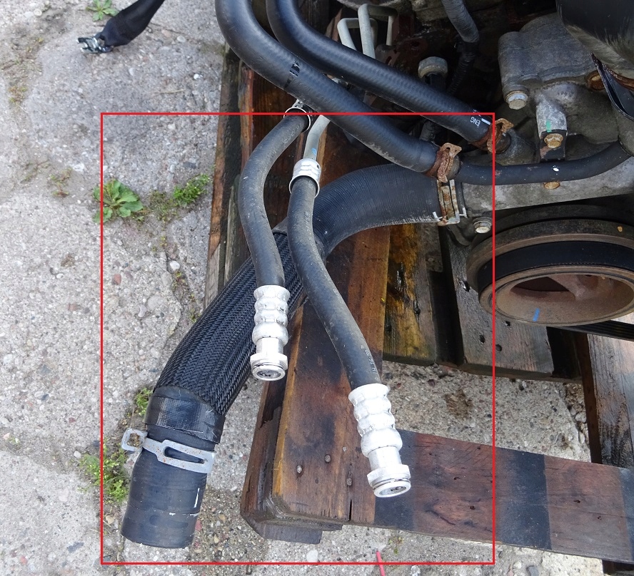 фото №3, 2009-2018 dodge ram 5.7 v8 wąż шланг трубка труба радиатора жидкость нижний