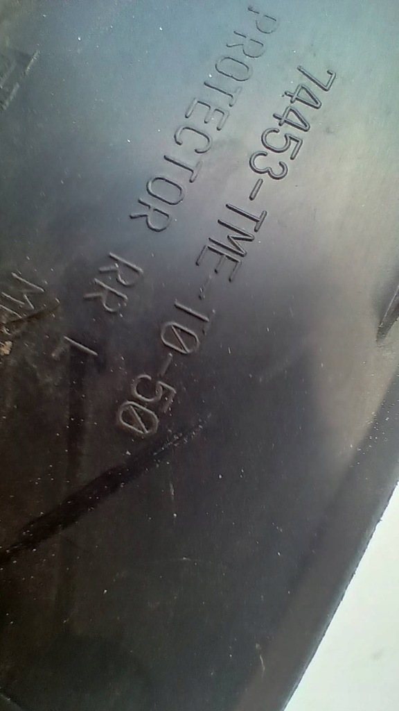 фото №6, Молдинг крыла левый задняя honda crv cr-v v 74453tmet050