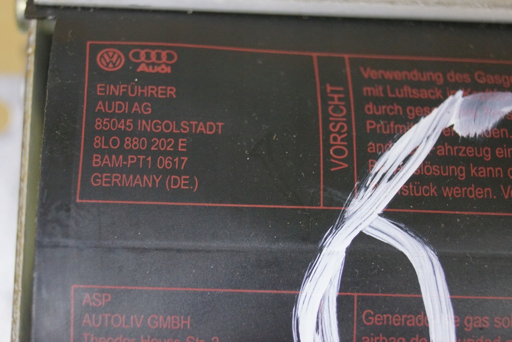 фото №6, Подушка безопасности подушка правая 8l0880202e a3 s3 8l