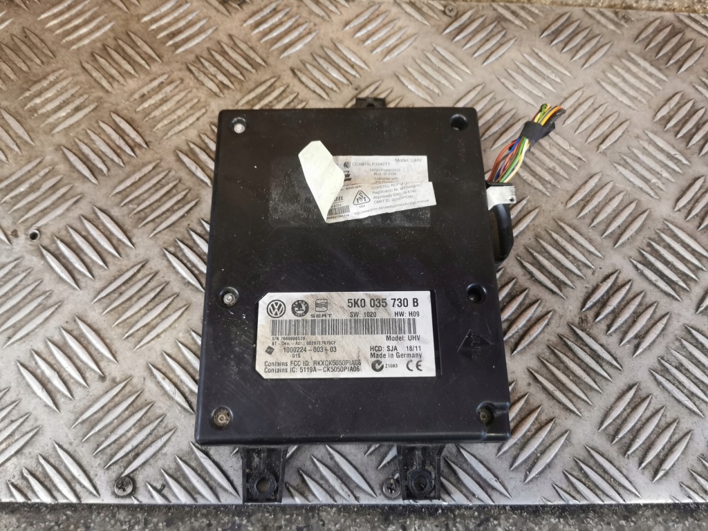фото №1, Модуль bluetooth vw tiguan 5n оригинальный номер 5k0035730b