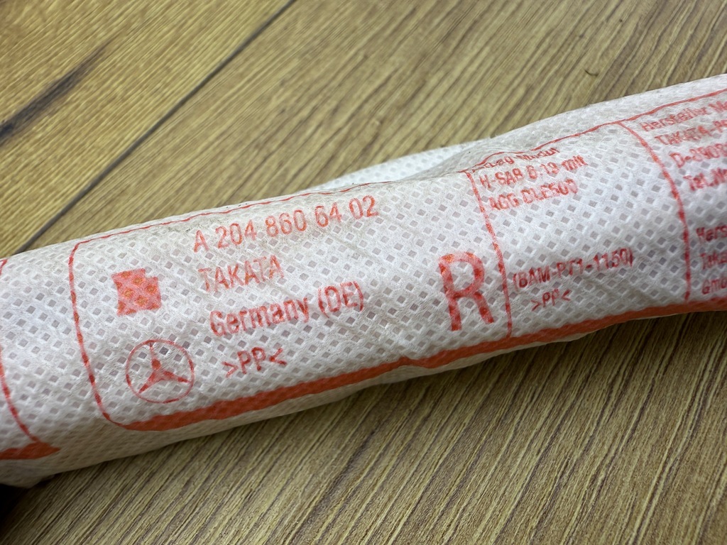 фото №10, Шторка безпеки повітряна права mercedes-benz w204 coupe org