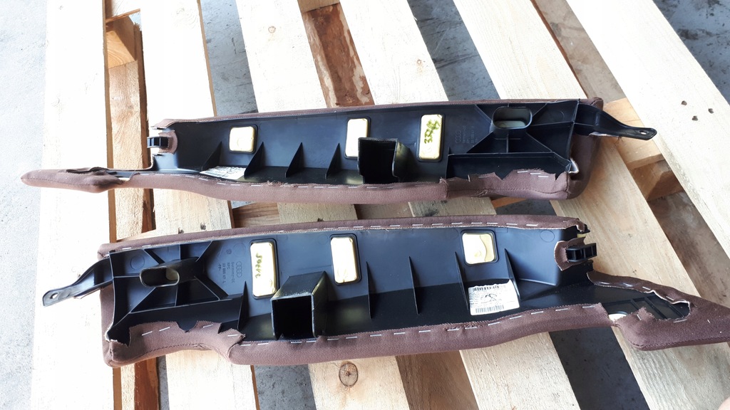 фото №11, A6 c7 4g обшивка сиденье задняя левый правый кожа 2x a7