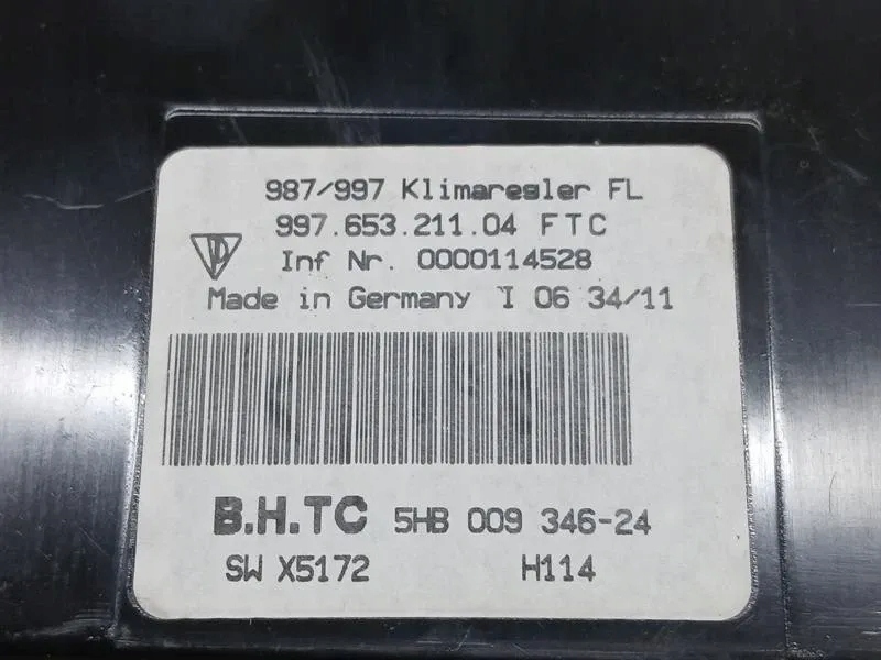 фото №9, Porsche 911 997 автоматическая кондиционер 99765321104 панель управление кондиционер