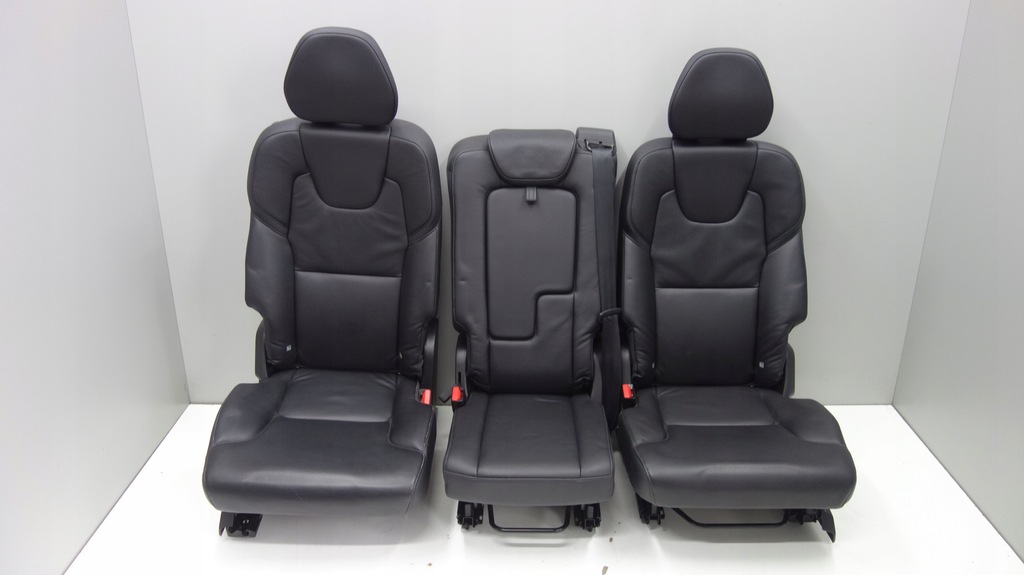 фото №11, Volvo xc90 сидіння сидіння заднє сидіння обшивки шкіра 7осіб