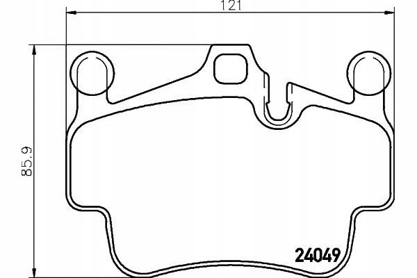 фото №2, Тормозные колодки тормозные porsche задняя перед 911 997 04- c