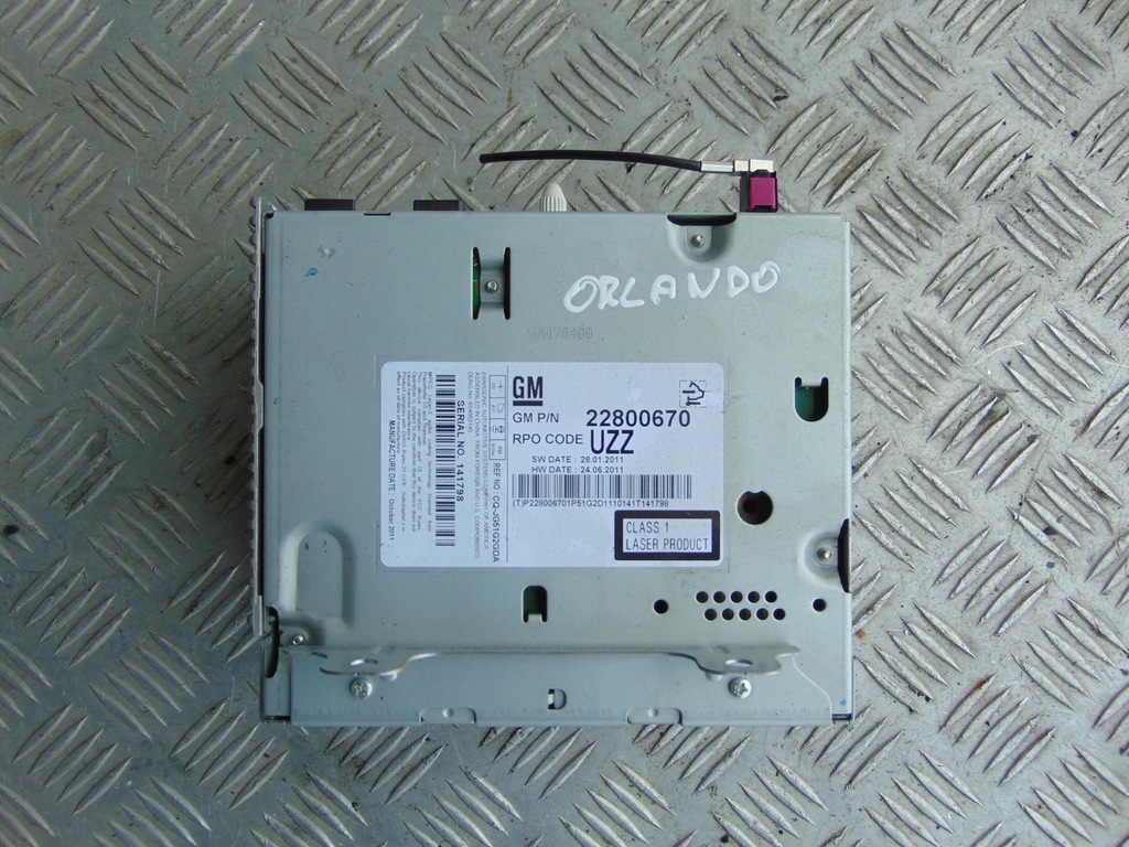 фото №1, Chevrolet orlando радио cd 2010-