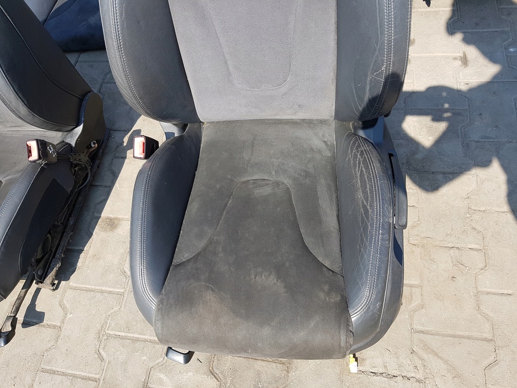 фото №7, Audi tt 8j 06-12r coupe сиденья заднее сиденье alcantara