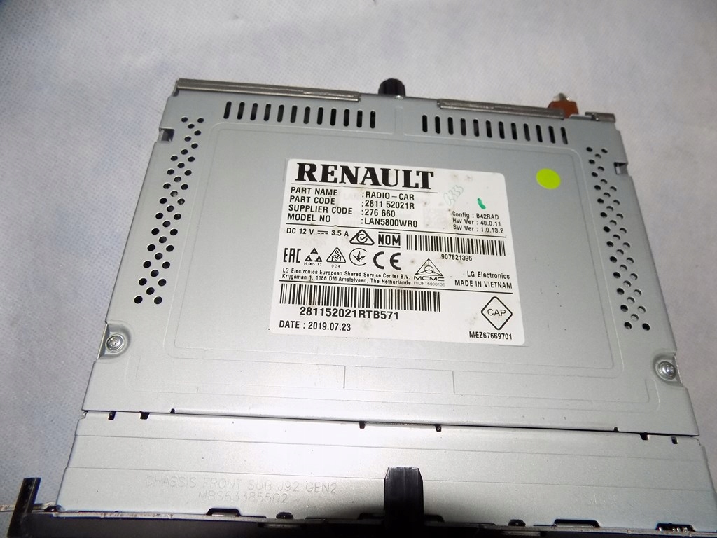 фото №3, Dw sandero stepway радио дисплей 281152021r