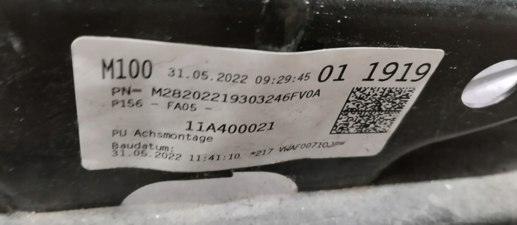 фото №9, Подрамник подрамник подрамник балка pod двигатель vw id.4 id4 1ea199315j 1ea199599b