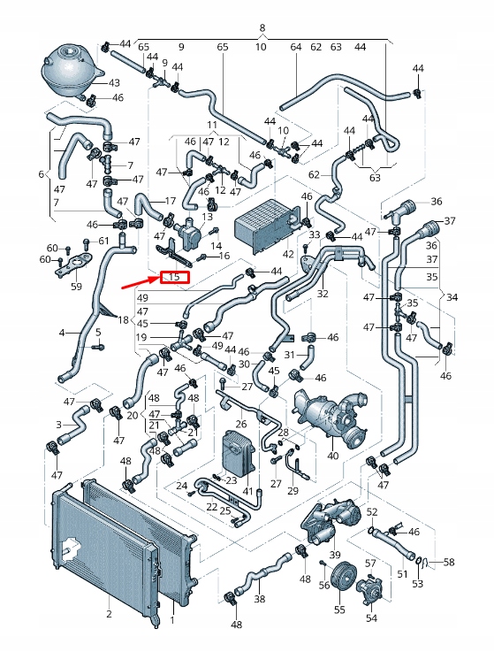 фото №1, Skoda rapid nh додатковий охолоджуюча рідина насос кронштейн 1k0121093as