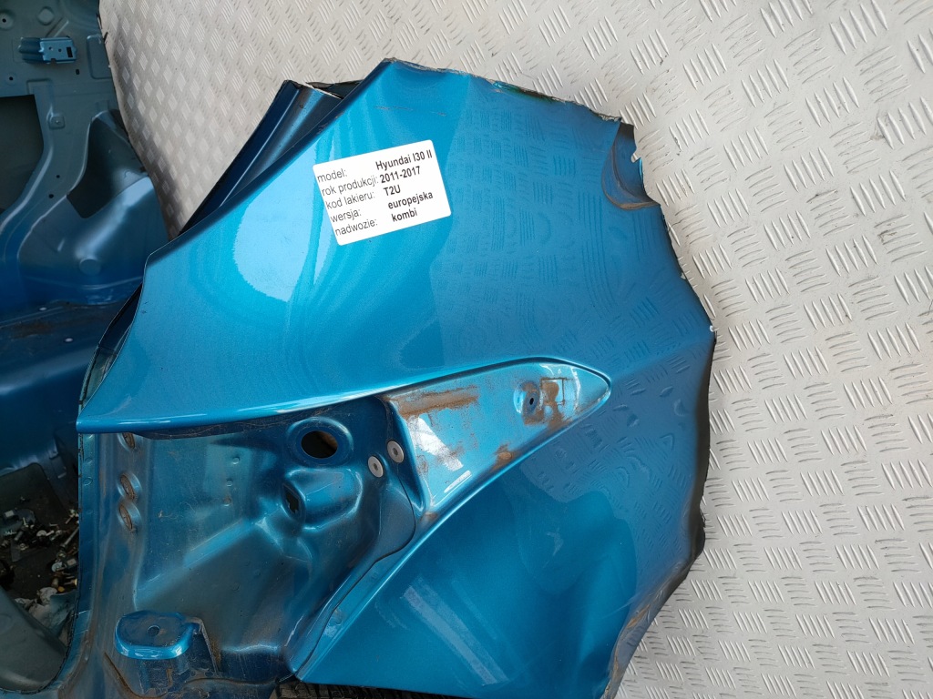 фото №7, Hyundai i30 ii 11-16 kombi pas задній підлога піддон крила накладки на фари задня kpl