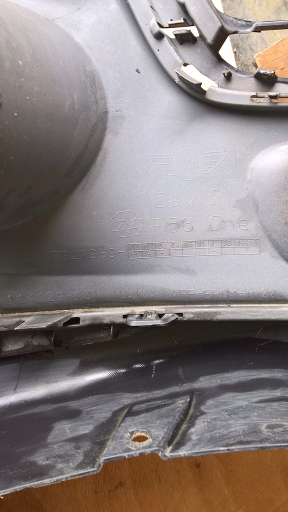 фото №14, Mini one cooper f55 f56 f57 14- бампер передний передняя часть бампер оригинальный номер 7317969