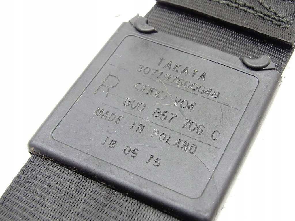 фото №7, Pas безопасности правый перед передний audi q3 8u 14- 8u0857706c