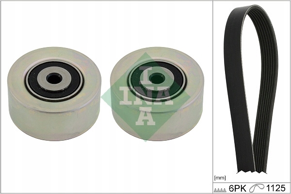 фото №1, Набор ремень поликлиновый с ролики citroen c2 c3 i c3 pluriel peugeot 30