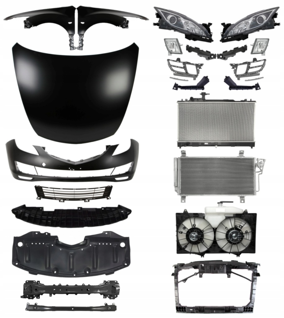 Купить Mazda 6 07-10 капот бампер крыло pas