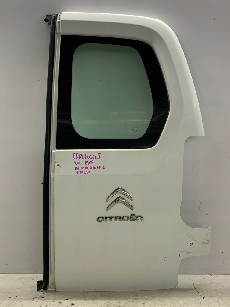 фото №1, Двері праве задні citroen berlingo ii 2016 ewp